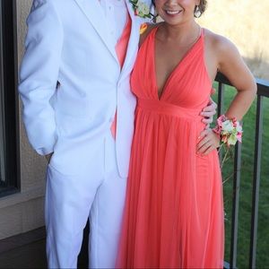 Coral Prom Dress